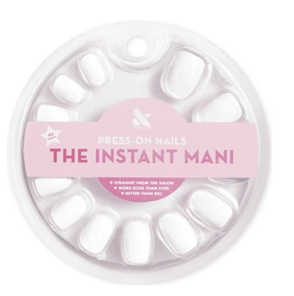 Olive & June Press On Nails White