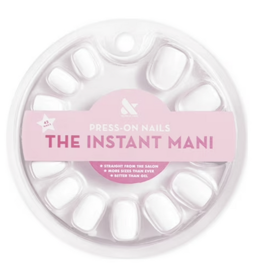 Olive & June Press On Nails White