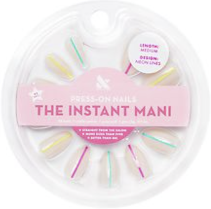 Olive & June Press On Nails Neon Lines