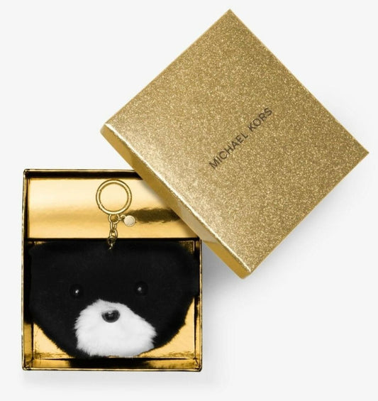 Michael Kors Teddy Bear Pom Keychain