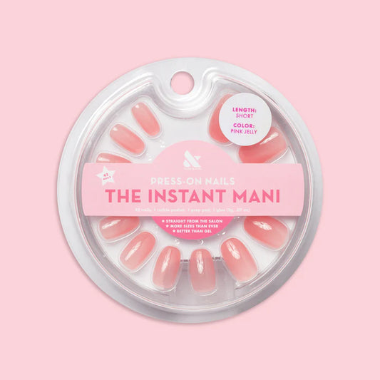 Olive & June Press On Nails Pink Jelly